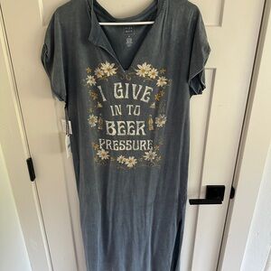 Graphic Midi Tshirt Dress